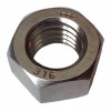 Hex Nut 3/8-24 (Fine Thread) Type 316 Stainless Steel 